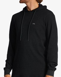 3 Keystone Pullover Thermal Hoodie Black M9013BKE Billabong