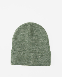 1 Stacked Heather Beanie Green MABN3BSH Billabong