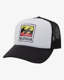 0 Burleigh Trucker Hat White MAHW1BZR Billabong