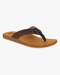 1 All Day Impact Cush Sandals Brown MFOT1BAC Billabong