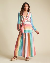 0 Mix It Up - Robe longue à rayures pour Femme  S3DR39BIP0 Billabong