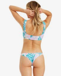 1 Love Palms - Top de bikini deportivo para Mujer  T3ST12BIS0 Billabong