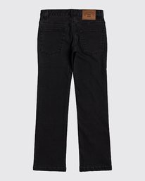 1 Outsider Jean - Jean Slim pour Garçon Noir U2PN04BIF0 Billabong