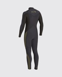 1 Absolute 4/3mm GBS - Traje de surf con cremallera frontal para Hombre Negro U44M60BIF0 Billabong