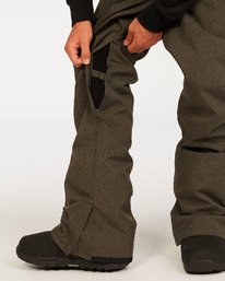 4 Outsider - Pantalón para Nieve para Hombre Gris U6PM25BIF0 Billabong