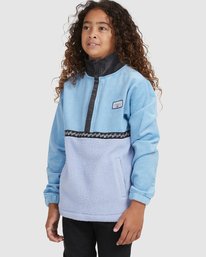 1 Boy's Space Cow Half-Zip Pullover Blue UBBFT00100 Billabong