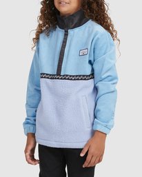 2 Boy's Space Cow Half-Zip Pullover Blue UBBFT00100 Billabong