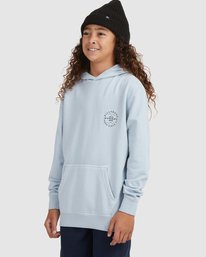 2 Boy's Big Wave Dan Pullover Hoodie Orange UBBFT00101 Billabong