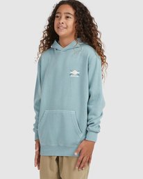 1 Boy's Bong Days Pop Pullover Hoodie Blue UBBFT00106 Billabong