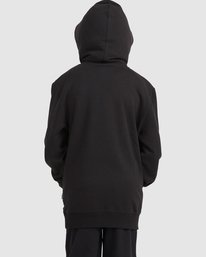 3 Boy's Core Arch Pullover Hoodie Black UBBFT00107 Billabong