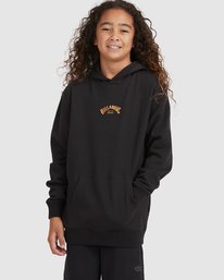 0 Boy's Core Arch Pullover Hoodie Black UBBFT00107 Billabong
