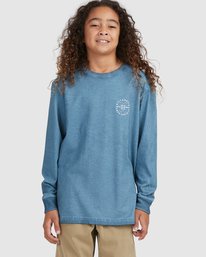 4 Boy's Big Wave Dan Long Sleeve T-Shirt Orange UBBZT00124 Billabong