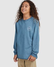 1 Boy's Big Wave Dan Long Sleeve T-Shirt Orange UBBZT00124 Billabong