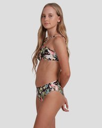 2 Girls 6-14 Love Palms Bandeau Set Black UBGX100106 Billabong