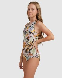 1 Girls' Postcards Dancer One-Piece Swimsuit Multicolor UBGX100110 Billabong