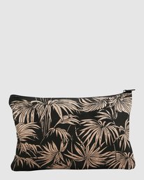 1 Shaded Palms Canvas Pencil Case Black UBJAA00139 Billabong