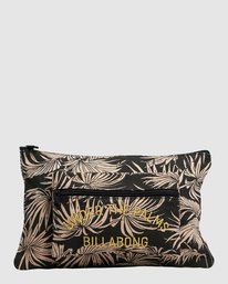0 Shaded Palms Canvas Pencil Case Black UBJAA00139 Billabong