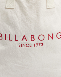 5 Day For It Canvas Tote Bag White UBJBT00162 Billabong
