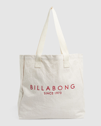 0 Day For It Canvas Tote Bag White UBJBT00162 Billabong
