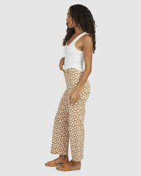6 Sundial Cropped Pants Brown UBJDP00107 Billabong