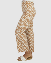 8 Sundial Cropped Pants Brown UBJDP00107 Billabong