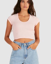 4 Baby Vee Tee Pink UBJKT00116 Billabong