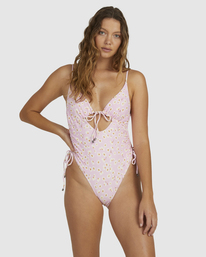 0 Daisy Craze Eden One-Piece Swimsuit Pink UBJX100129 Billabong