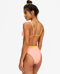 3 Hi Life Billie Bralette Bikini Top Yellow UBJX300156 Billabong