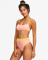 3 Hi Life Billie Bralette Bikini Top Yellow UBJX300156 Billabong