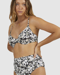 5 Bliss Fall Nova DD Bra Bikini Top Black UBJX300175 Billabong