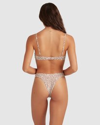 3 Baby Cat V-Neck Bralette Bikini Top White UBJX300182 Billabong