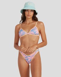 2 Mystic Beach Ceci Tri Bikini Top Multicolor UBJX300215 Billabong