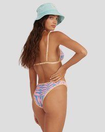 2 Mystic Beach Ceci Triangle Bikini Top Multicolor UBJX300215 Billabong