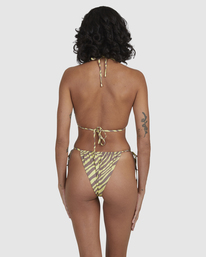 4 Shallow Rays Slide Tall Triangle Bikini Top Yellow UBJX300226 Billabong