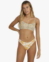 1 Dalilah Bondi - Braguita de Bikini para Mujer Rojo UBJX400362 Billabong