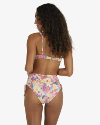3 Summer Bliss Ruched Retro Bikini Bottoms Red UBJX400376 Billabong