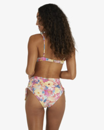 1 Summer Bliss Ruched - Braguita de bikini retro para Mujer Rojo UBJX400376 Billabong