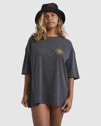 1 Otis Sunrise Oversized T-Shirt Black UBJZT00314 Billabong
