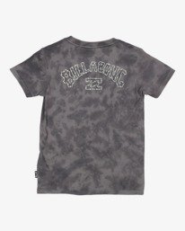 4 Boy's (2-7) Groms Arch Tie-Dye Short Sleeve T-Shirt Black UBTZT00116 Billabong