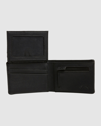 4 Revival Slim Line Wallet Black UBYAA00111 Billabong