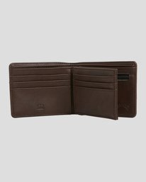 3 Junction Bi-Fold Wallet Brown UBYAA00115 Billabong