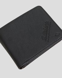 4 Line Up Flip Bi-Fold Wallet Black UBYAA00116 Billabong