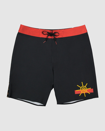 2 Otis Flag Pro - Performance-Boardshorts für Männer Schwarz UBYBS00159 Billabong