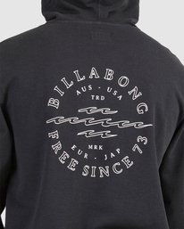 4 Big Wave Dan Pullover Hoodie Black UBYFT00110 Billabong