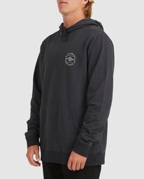 2 Big Wave Dan Pullover Hoodie Black UBYFT00110 Billabong