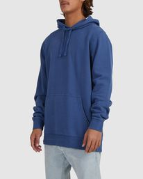 2 Overdyed Pop Pullover Hoodie Blue UBYFT00112 Billabong