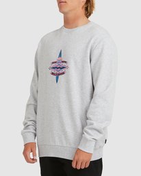 2 Core Diamond Crewneck Sweatshirt Grey UBYFT00125 Billabong