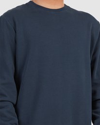 4 Overdyed Crewneck Sweatshirt Blue UBYFT00127 Billabong