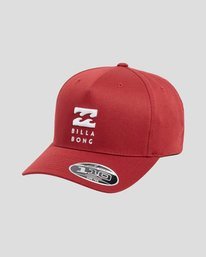 3 United Flexfit 110 Snapback Cap Red UBYHA00111 Billabong