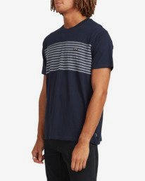 1 Banded Die Cut Short Sleeve T-Shirt Blue UBYKT00102 Billabong